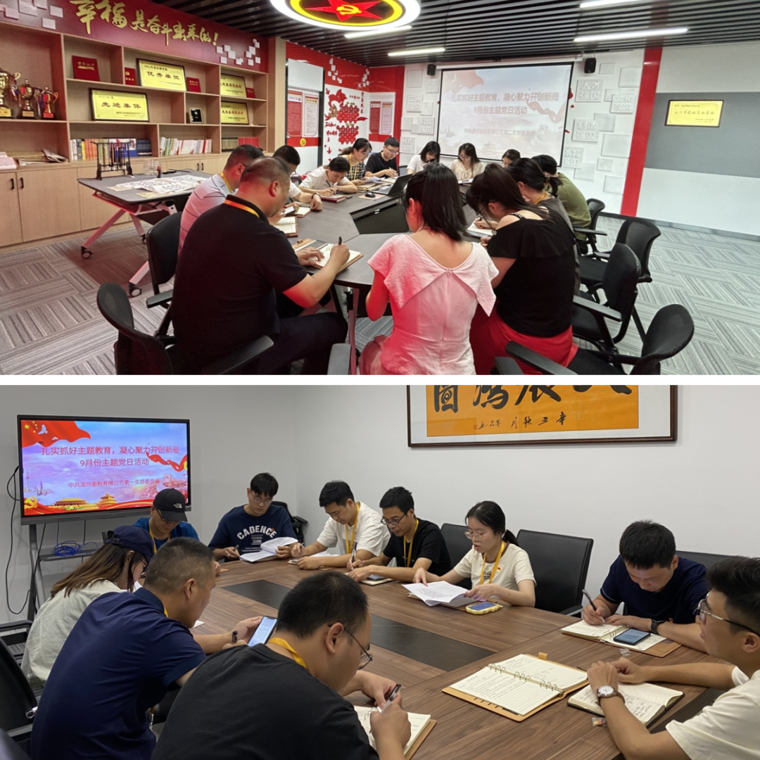 扎实抓好主题教育，凝心聚力开创新局丨撞球咖啡馆FC公司召开9月份主题党日活动